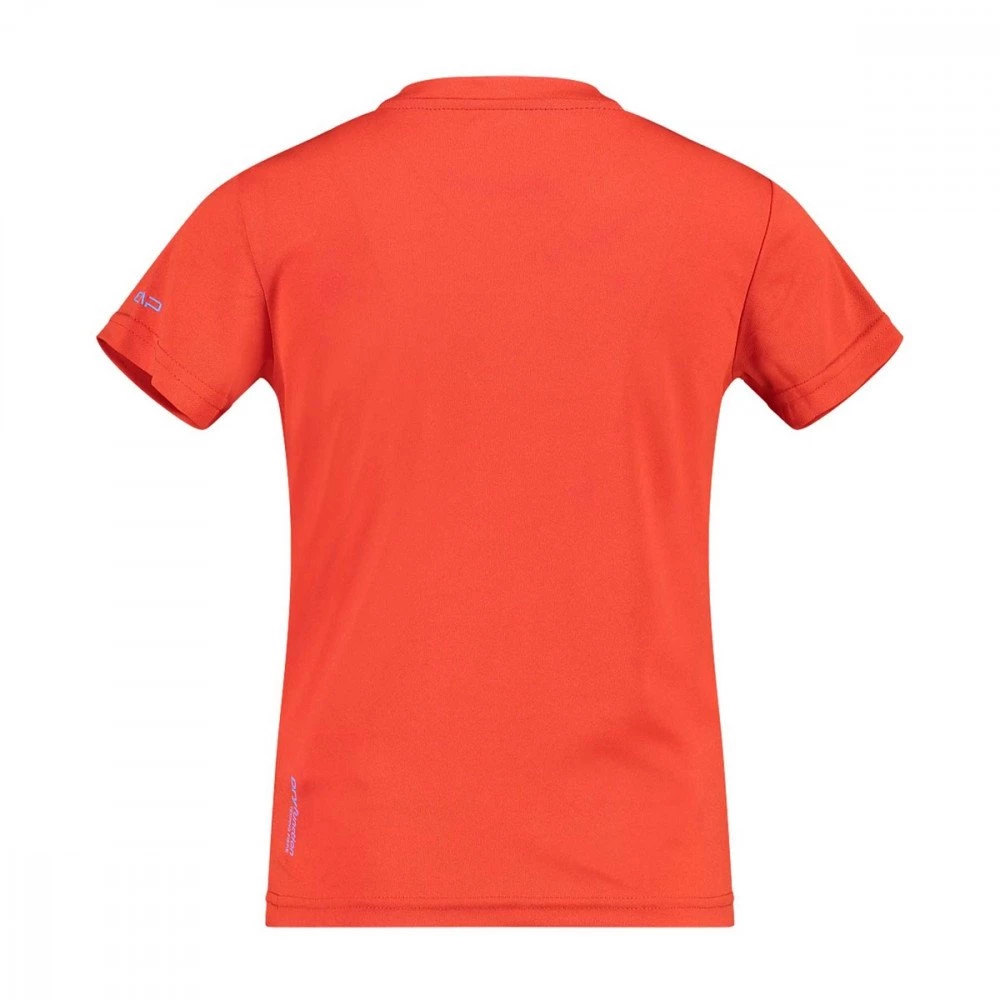 CMP T-SHIRT PIQUET GRAFICA BAMBINO Grigio - immagine 3