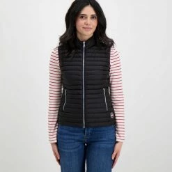 COLMAR ORIGINALS PIUMINO LEGGERO SMANICATO RECYCLED DONNA Nero -Tendenza Italia colmar originals md22229vx piumino leggero smanicato recycled donna giacconi donna 044984201 99 3