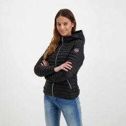 COLMAR ORIGINALS PIUMINO LEGGERO RECYCLED DONNA Nero -Tendenza Italia colmar originals md2224u9vx piumino leggero con cappuccio recycled donna giacconi donna 044984501 99 5