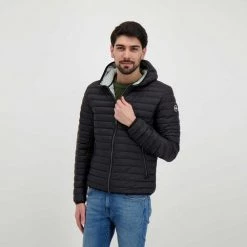 COLMAR ORIGINALS PIUMINO LEGGERO RECYCLED Nero -Tendenza Italia colmar originals mu1277r8vxpe22 piumino leggero con cappuccio recycled giacconi uomo 044986301 99 5