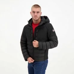 COLMAR ORIGINALS PIUMINO CON INSERTI SCUBA Nero -Tendenza Italia colmar originals mu1286r1wq piumino con inserti scuba giacconi uomo 043861701 99 5