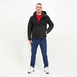 COLMAR ORIGINALS PIUMINO CON INSERTI SCUBA Nero -Tendenza Italia colmar originals mu1286r1wq piumino con inserti scuba giacconi uomo 043861701 99 6