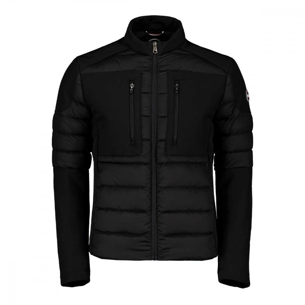 COLMAR ORIGINALS PIUMINO BIKER INSERTI SCUBA Nero 4 COLMAR ORIGINALS PIUMINO BIKER INSERTI SCUBA Nero - immagine 2