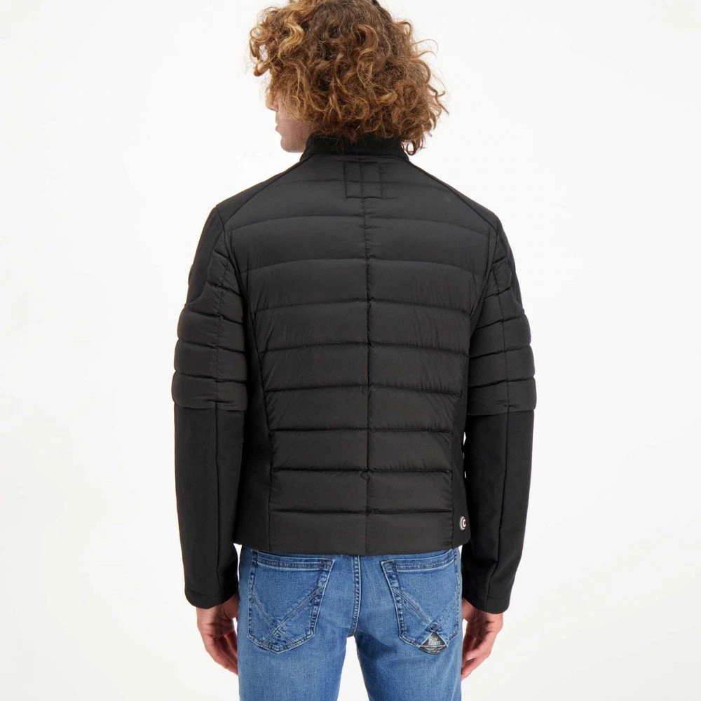 COLMAR ORIGINALS PIUMINO BIKER INSERTI SCUBA Nero 6 COLMAR ORIGINALS PIUMINO BIKER INSERTI SCUBA Nero - immagine 4