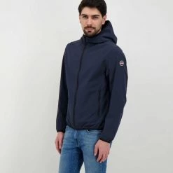 COLMAR ORIGINALS GIACCA CON CAPPUCCIO IN SOFTSHELL Blu 10 COLMAR ORIGINALS GIACCA CON CAPPUCCIO IN SOFTSHELL Blu -Tendenza Italia colmar originals mu18616wv giacca con cappuccio in softshell giacconi uomo 044986701 68 3