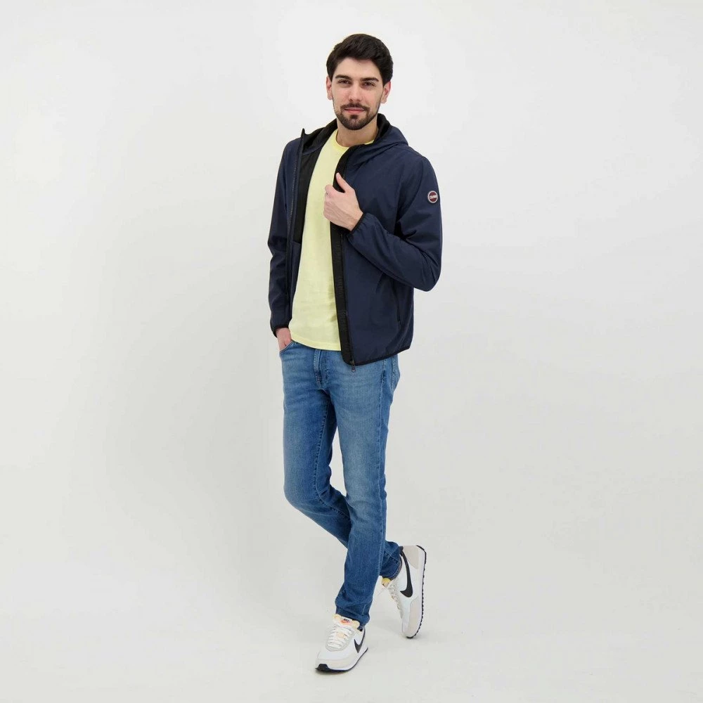 COLMAR ORIGINALS GIACCA CON CAPPUCCIO IN SOFTSHELL Blu 8 COLMAR ORIGINALS GIACCA CON CAPPUCCIO IN SOFTSHELL Blu - immagine 6