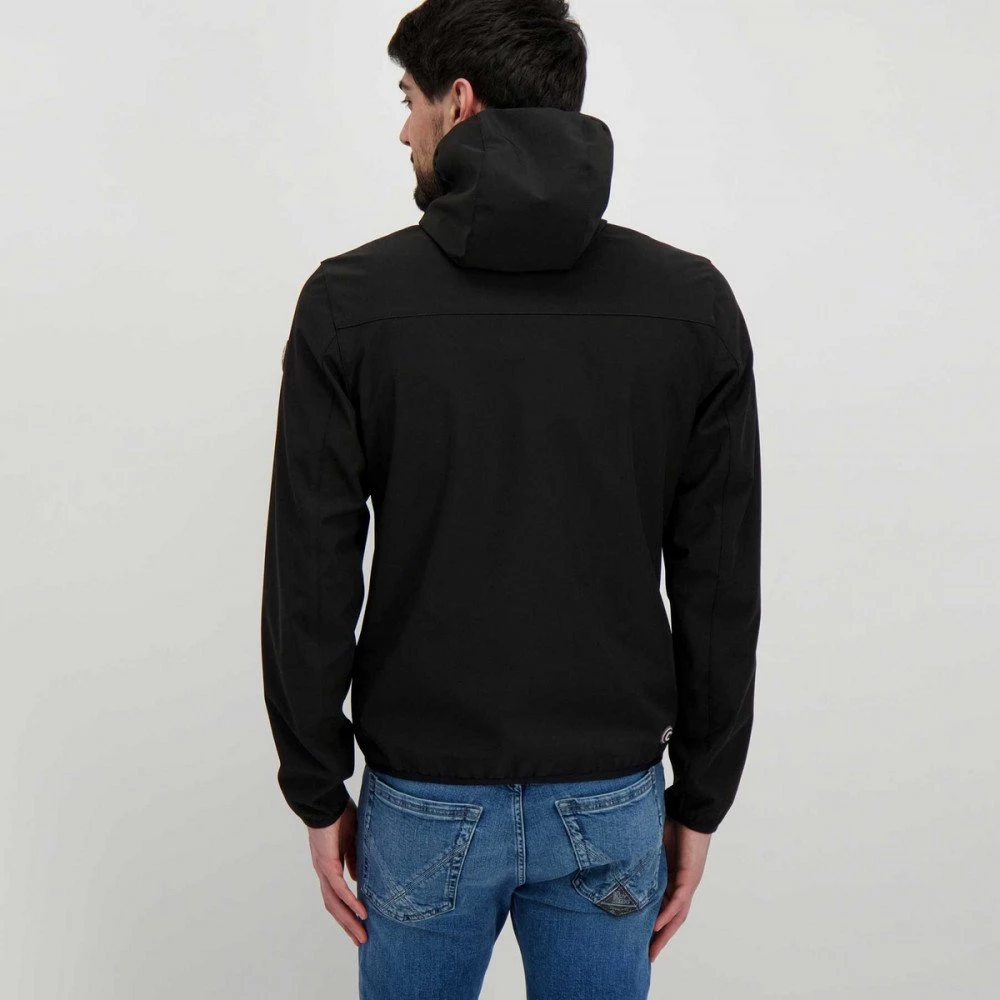 COLMAR ORIGINALS GIACCA CON CAPPUCCIO IN SOFTSHELL Nero 6 COLMAR ORIGINALS GIACCA CON CAPPUCCIO IN SOFTSHELL Nero - immagine 4