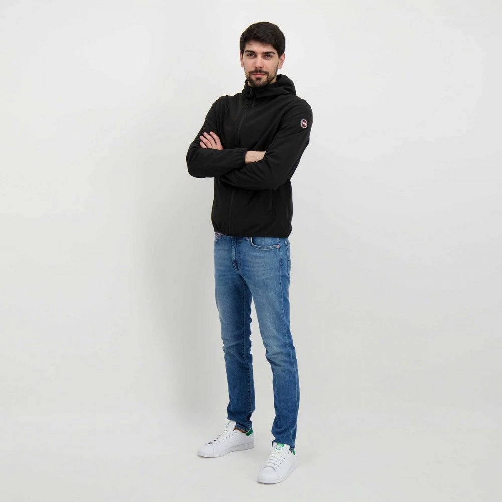 COLMAR ORIGINALS GIACCA CON CAPPUCCIO IN SOFTSHELL Nero 8 COLMAR ORIGINALS GIACCA CON CAPPUCCIO IN SOFTSHELL Nero - immagine 6