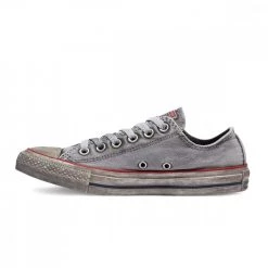 CONVERSE CHUCK TAYLOR ALL STAR OX BASIC WASH Grigio -Tendenza Italia converse 156892c chuck taylor all star ltd ox tutte sneaker uomo 042086901 wht 6