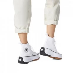 CONVERSE RUN STAR HIKE HI DONNA Bianco -Tendenza Italia converse 166799c run star hike hi tutte sneaker donna 041014801 whbl 4