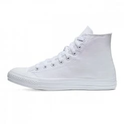 CONVERSE CHUCK TAYLOR ALL STAR HI MONO BIANCHE Bianco -Tendenza Italia converse 1u646 chuck taylor all star hi mono bianche tutte sneaker uomo 030292101 whmo 6