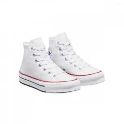 CONVERSE CHUCK TAYLOR ALL STAR HI EVA PLATFORM BAMBINA Bianco -Tendenza Italia converse 272856c chuck taylor all star hi eva platform bambina tutte sneaker bambino 044450601 wht 3