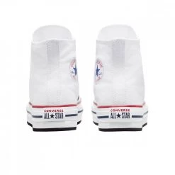 CONVERSE CHUCK TAYLOR ALL STAR HI EVA PLATFORM BAMBINA Bianco -Tendenza Italia converse 272856c chuck taylor all star hi eva platform bambina tutte sneaker bambino 044450601 wht 4
