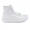 CONVERSE CHUCK TAYLOR ALL STAR MOVE HI TOP DONNA Bianco -Tendenza Italia converse 568498c chuck taylor all star move hi donna tutte sneaker donna 041013401 whbl 1