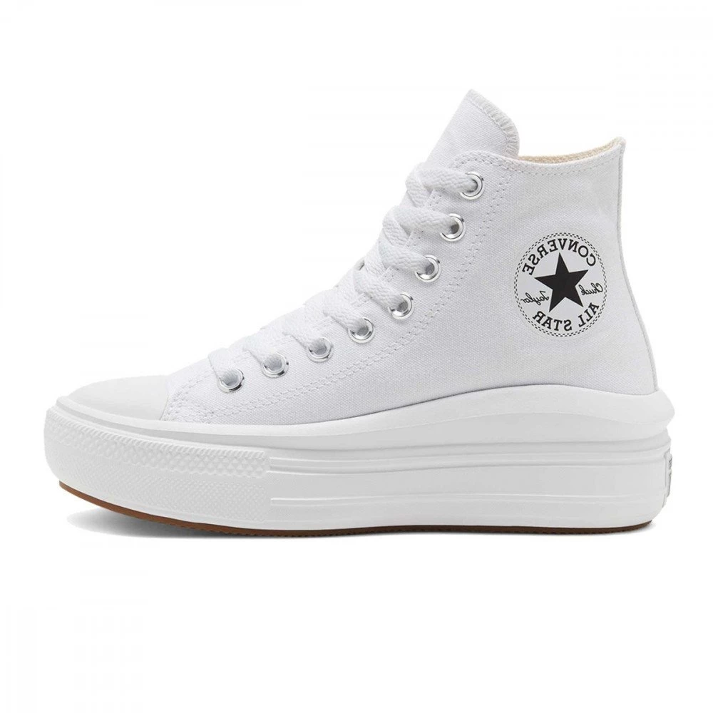 CONVERSE CHUCK TAYLOR ALL STAR MOVE HI TOP DONNA Bianco 6 CONVERSE CHUCK TAYLOR ALL STAR MOVE HI TOP DONNA Bianco - immagine 4