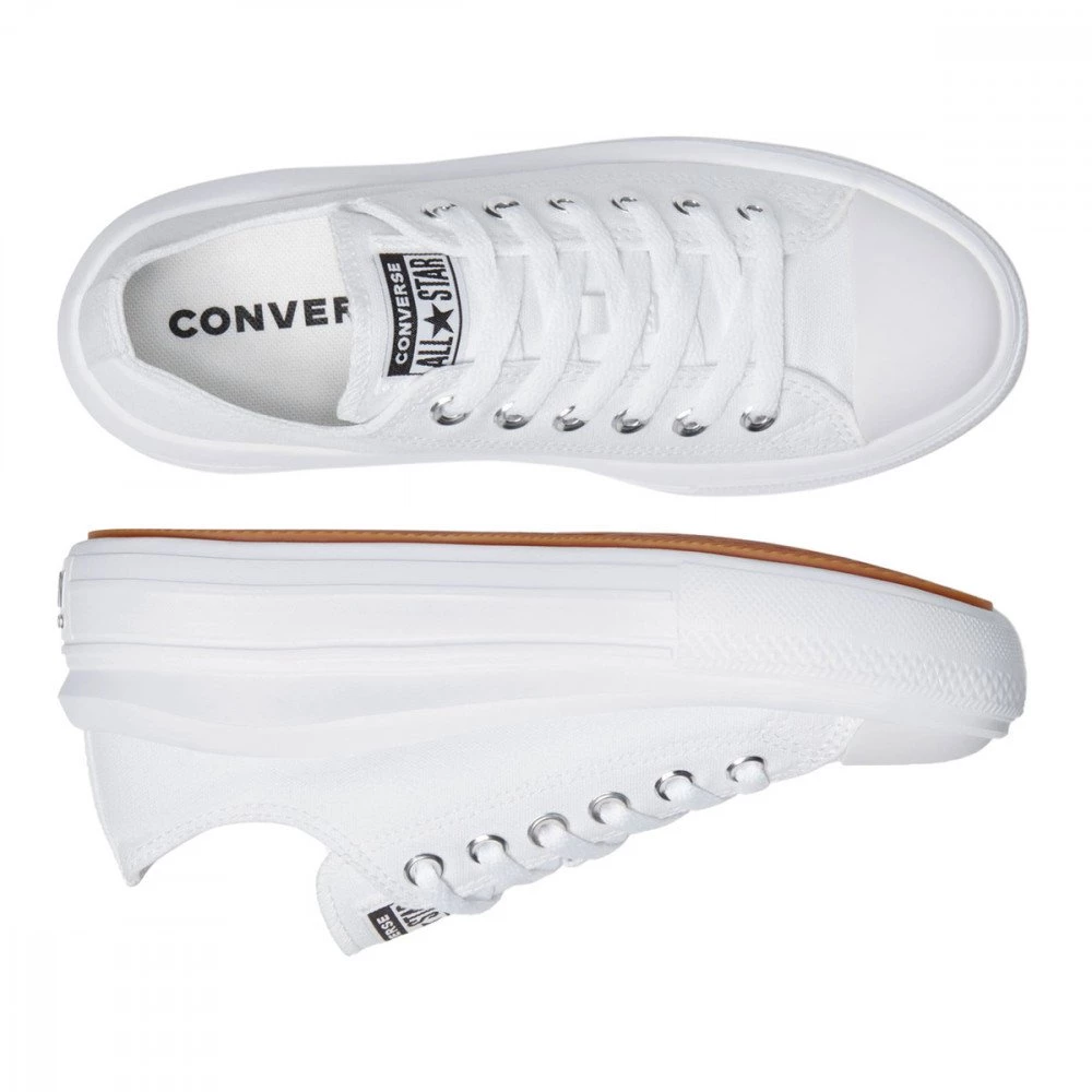 CONVERSE CHUCK TAYLOR ALL STAR MOVE OX PLATFORM Bianco 4 CONVERSE CHUCK TAYLOR ALL STAR MOVE OX PLATFORM Bianco - immagine 2