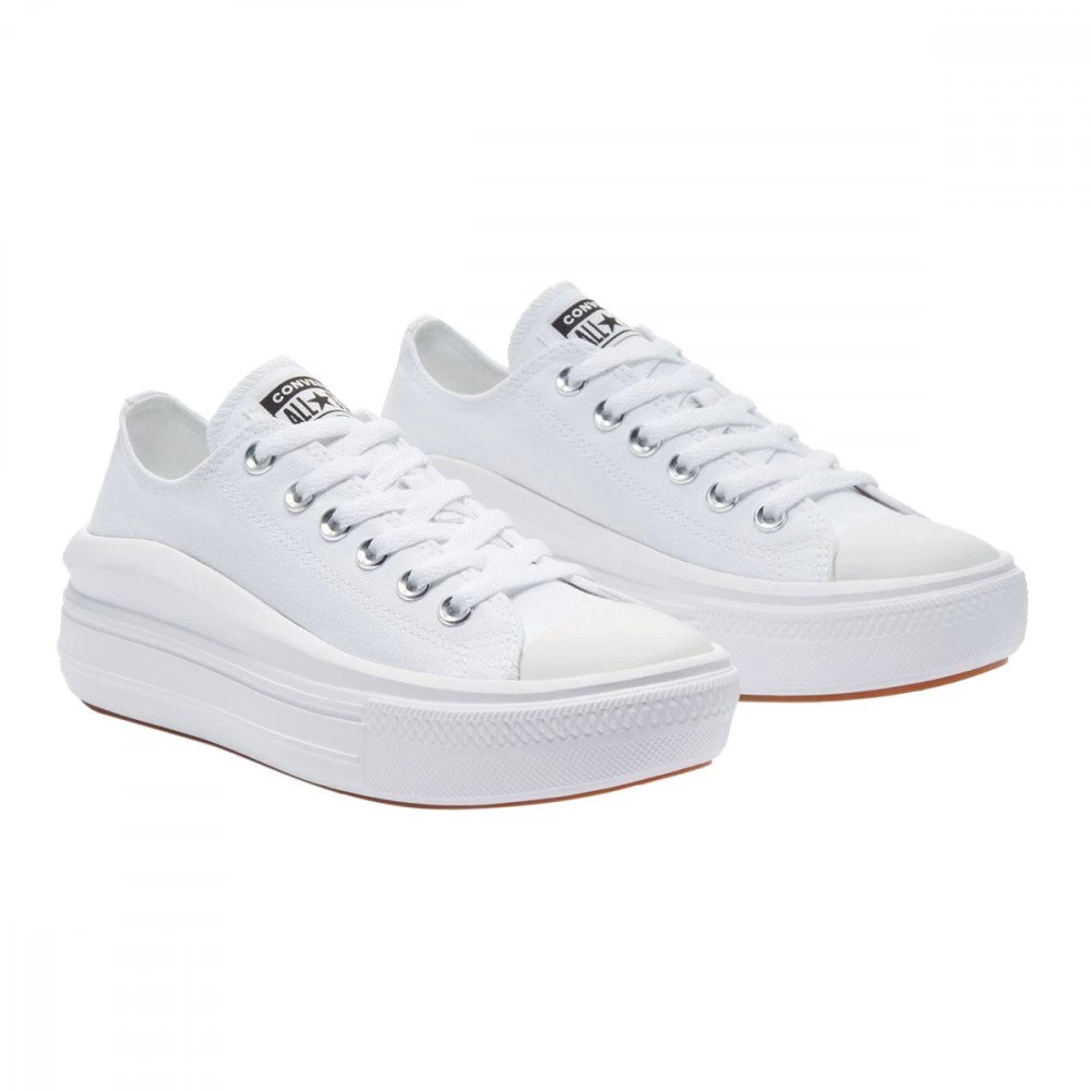 CONVERSE CHUCK TAYLOR ALL STAR MOVE OX PLATFORM Bianco 5 CONVERSE CHUCK TAYLOR ALL STAR MOVE OX PLATFORM Bianco - immagine 3