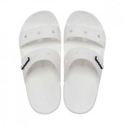 CROCS CLASSIC SANDAL WHITE Bianco -Tendenza Italia crocs cr 206761 classic sandal white tutti sandali donna 044812501 wht 4
