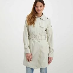 DEKKER TRENCH DORAG NEM DONNA Beige -Tendenza Italia dekker ded019501181751 trench dorag nem donna giacconi donna 044628701 388 3