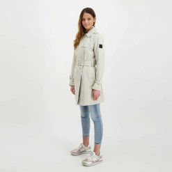 DEKKER TRENCH DORAG NEM DONNA Beige -Tendenza Italia dekker ded019501181751 trench dorag nem donna giacconi donna 044628701 388 6