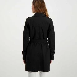 DEKKER TRENCH DORAG NEM DONNA Nero -Tendenza Italia dekker ded019501181751 trench dorag nem donna giacconi donna 044628801 ner 4