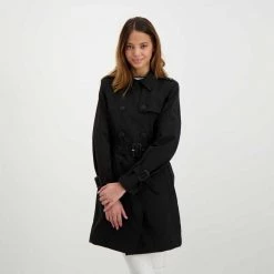 DEKKER TRENCH DORAG NEM DONNA Nero -Tendenza Italia dekker ded019501181751 trench dorag nem donna giacconi donna 044628801 ner 5