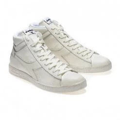 DIADORA Game High Waxed Bianco -Tendenza Italia diadora 159657 game high waxed tutte sneaker uomo 034428901 c6180 6