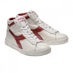 DIADORA GAME L HIGH WAXED Bianco -Tendenza Italia diadora 159657 game l high waxed tutte sneaker uomo 031535501 c5147 3