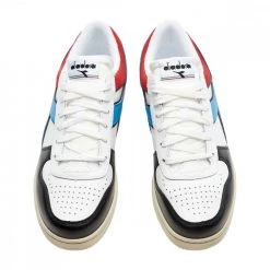DIADORA MAGIC BASKET LOW ICONA Bianco -Tendenza Italia diadora 177730 magic basket low icona tutte sneaker uomo 044633501 c8087 2