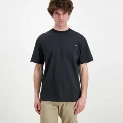 DICKIES T-SHIRT PORTERDALE Nero -Tendenza Italia dickies dk0a4tmoblk t shirt porterdale street style uomo 044704401 blk 3