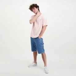 DICKIES T-SHIRT PORTERDALE Rosa -Tendenza Italia dickies dk0a4tmolpi t shirt porterdale street style uomo 044704601 lpi 6