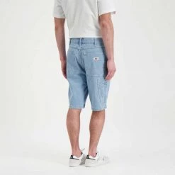 DICKIES BERMUDA GARYVILLE DENIM Azzurro -Tendenza Italia dickies dk0a4xckc15 bermuda garyville denim street style uomo 044705101 c15 5