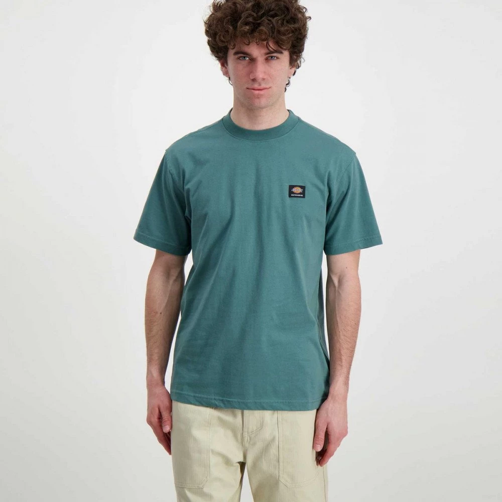 DICKIES T-SHIRT MOUNT VISTA Verde 3 DICKIES T-SHIRT MOUNT VISTA Verde - immagine 2