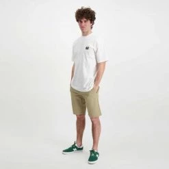 DICKIES T-SHIRT MOUNT VISTA Bianco -Tendenza Italia dickies dk0a4xouwhx t shirt mount vista street style uomo 044706401 white 5