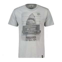 DIRTY VELVET T-SHIRT MR. SHARK Grigio