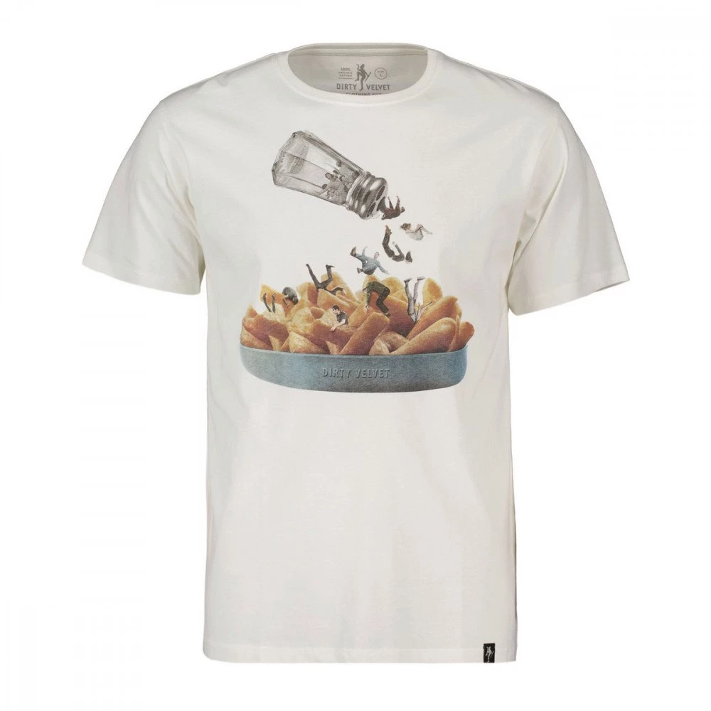 DIRTY VELVET T-SHIRT SHAKEN UP Bianco 3 DIRTY VELVET T-SHIRT SHAKEN UP Bianco