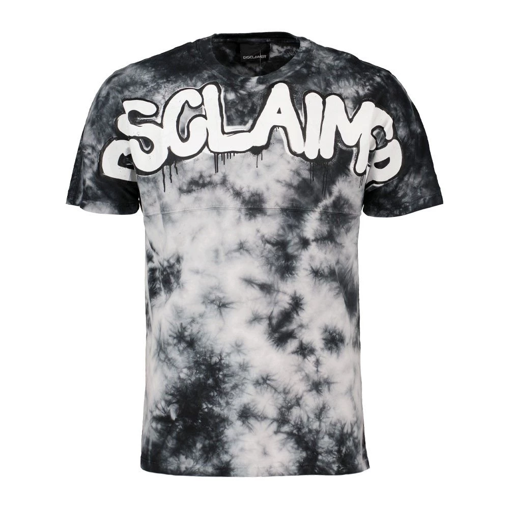 DISCLAIMER T-SHIRT TIE DYE Nero 3 DISCLAIMER T-SHIRT TIE DYE Nero