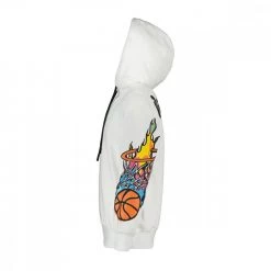 DISCLAIMER FELPA CON CAPPUCCIO JUMP HIGHT -Tendenza Italia disclaimer 51564 felpa con cappuccio jump hight casual uomo 045340401 bian 2