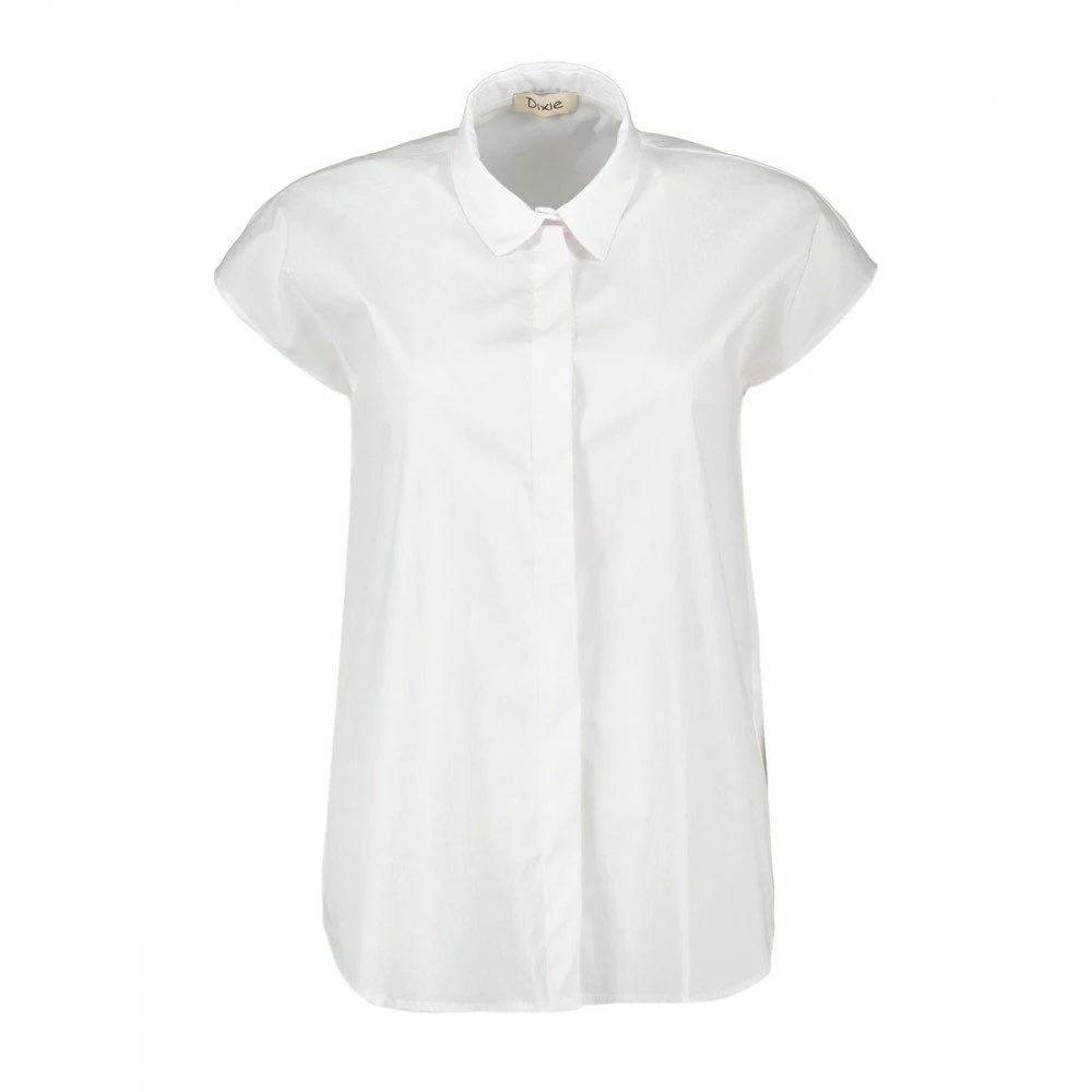 DIXIE CAMICIA SM IN POPLINE DONNA 3 DIXIE CAMICIA SM IN POPLINE DONNA