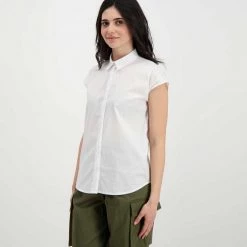 DIXIE CAMICIA SM IN POPLINE DONNA 10 DIXIE CAMICIA SM IN POPLINE DONNA -Tendenza Italia dixie cdithms camicia sm in popline donna casual donna 045470601 1100 3