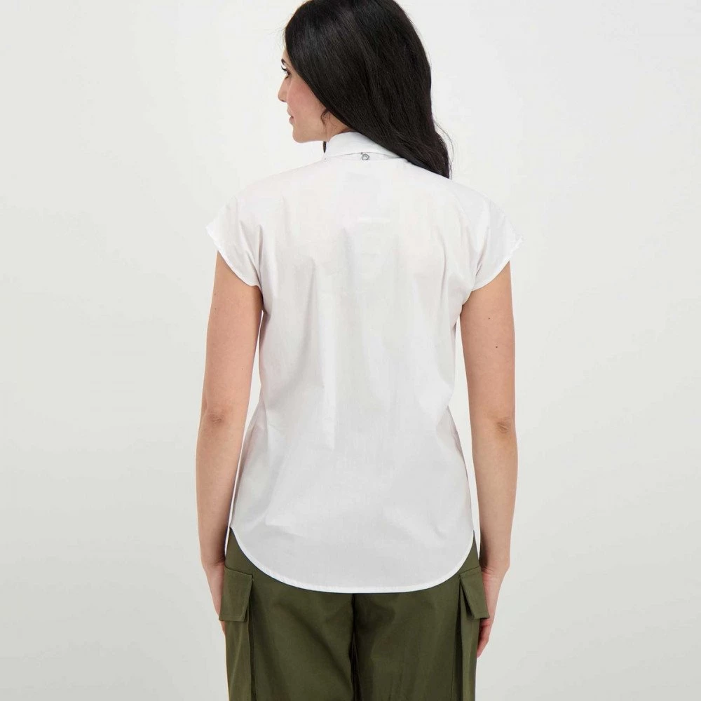 DIXIE CAMICIA SM IN POPLINE DONNA 6 DIXIE CAMICIA SM IN POPLINE DONNA - immagine 4