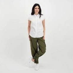 DIXIE CAMICIA SM IN POPLINE DONNA 13 DIXIE CAMICIA SM IN POPLINE DONNA -Tendenza Italia dixie cdithms camicia sm in popline donna casual donna 045470601 1100 6