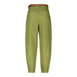 DIXIE PANTALONI BALLOON CON CINTURA DONNA Verde -Tendenza Italia dixie pci8qgig pantaloni balloon con cintura donna casual donna 045839701 1710 3
