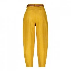 DIXIE PANTALONI BALLOON CON CINTURA DONNA Giallo -Tendenza Italia dixie pci8qig pantaloni balloon con cintura donna casual donna 045839601 1228 3