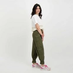 DIXIE PANTALONI CARGO FIBBIA CAVIGLIE DONNA -Tendenza Italia dixie pcngnim pantaloni cargo fibbia caviglie donna casual donna 045839901 1765 6