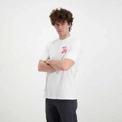 DOLLY NOIRE T-SHIRT ROSSA PRIMAVERA Bianco -Tendenza Italia dolly noire pe22 t shirt rossa primavera street style uomo 044715401 02 5