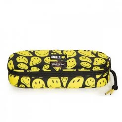 EASTPAK ASTUCCIO OVAL SMILEY® STRETCHYE Giallo, Nero