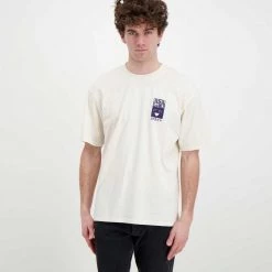 EDWIN T-SHIRT EARLY CALL Bianco -Tendenza Italia edwin 45mc0000308 t shirt early call casual uomo 044630101 whw67 3