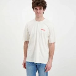 EDWIN T-SHIRT SECOND SELF Bianco -Tendenza Italia edwin 45mc0000330tk t shirt second self casual uomo 044630501 whw67 3