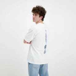 EDWIN T-SHIRT FLORA MIND Bianco -Tendenza Italia edwin 45mc0000334at t shirt flora mind casual uomo 044630601 0267 5